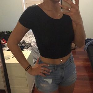 2X bundle! Two short sleeve crop tops